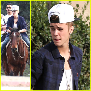 Justin Bieber: Horseback Ride with Friends