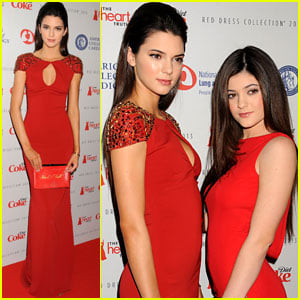 Kendall & Kylie Jenner: Heart Truth Red Dress Fashion Show 2013