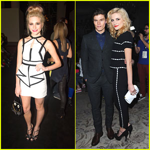 Pixie Lott: London Fashion Week Kick Off with Oliver Cheshire