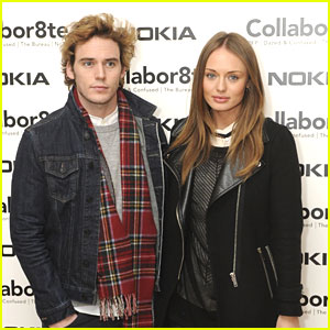 Sam Claflin Connects with 'Collabor8te' with Laura Haddock