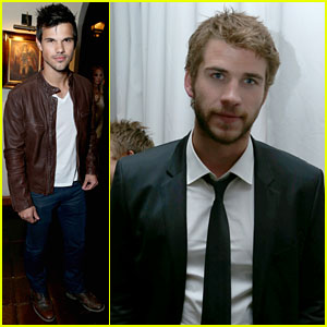 Taylor Lautner & Liam Hemsworth: Pre-Oscar Party Guys!
