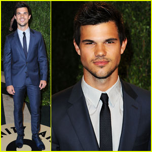 Taylor Lautner: Vanity Fair Oscar Party 2013