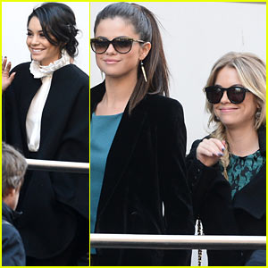 Vanessa Hudgens & Selena Gomez: 'Spring Breakers' Paris Radio Promo