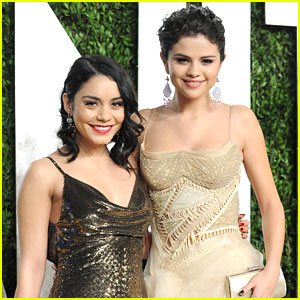 Vanessa Hudgens & Selena Gomez: Vanity Fair Oscars Party 2013