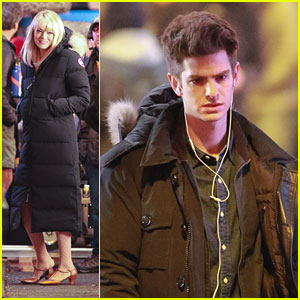 Emma Stone & Andrew Garfield: 'Spider-Man' Filming in Chinatown