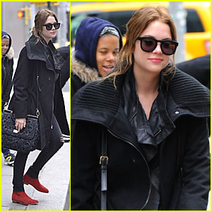 Ashley Benson: Greeting Fans In NYC!