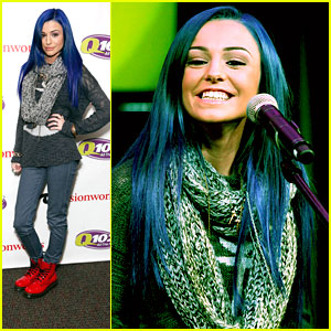 Cher Lloyd: Blue Hair at Q102 Concert