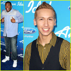Curtis Finch, Jr. & Devin Velez: 'American Idol' Top 10 Finalists Party