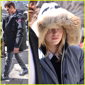 Emma Stone & Andrew Garfield: Big Apple Outing