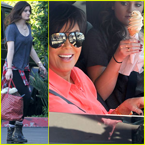Kylie Jenner: Ice Cream Stop with Mom Kris!