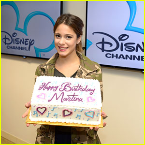 Martina Stoessel Celebrates Birthday at Disney!