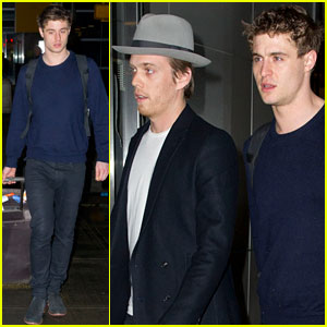 Max Irons & Jake Abel: NYC Arrival!