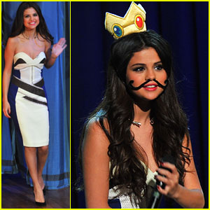 Selena Gomez: Princess Peach on 'Jimmy Fallon'!