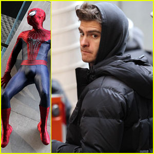 Andrew Garfield: 'Spider-Man' Stunts in Midtown
