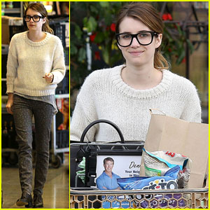 Emma Roberts: Sunday Grocery Shopper