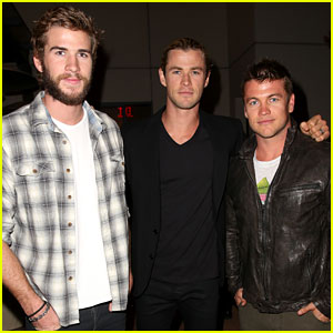 Liam Hemsworth: City Year Event with Chris & Luke!