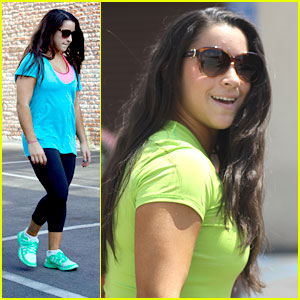 Aly Raisman: Neon Bright for 'DWTS' Practice