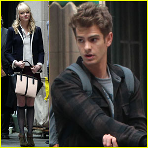 Andrew Garfield Dons Elbow Pads for 'Spider-Man 2' Stunts
