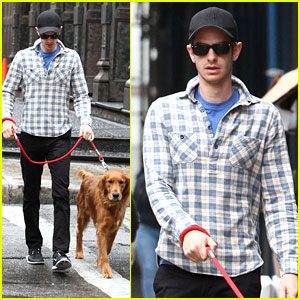 Andrew Garfield: Rainy Day Out with Ren!