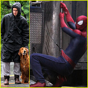 Andrew Garfield Films 'Spider-Man 2' Stunt Scenes!
