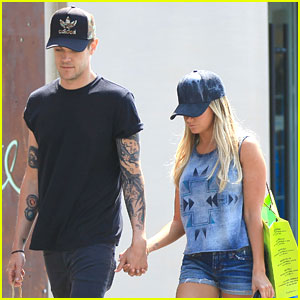 Ashley Tisdale & Christopher French: Back From Camping!