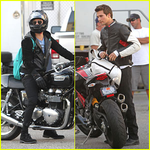 Big Time Rush On Motorcycles!