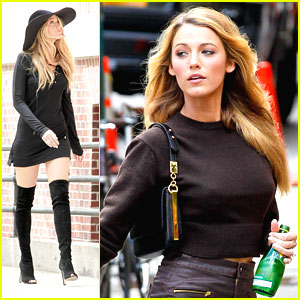 Blake Lively: Thigh High Boots Photo Shoot
