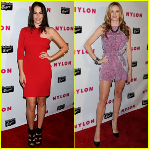 Chloe Bridges & Danielle Panabaker: Nylon Young Hollywood Party 2013