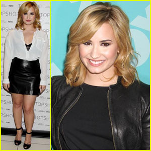 Demi Lovato: Fox Upfronts 2013 & Topshop Event