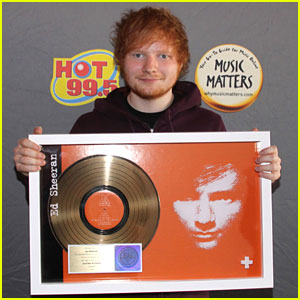 Ed Sheeran: Gold Record for '+'!