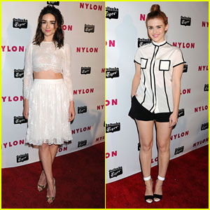 Holland Roden & Crystal Reed: Nylon Young Hollywood Party 2013