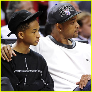 Jaden Smith: Miami Heat Game with Dad Will