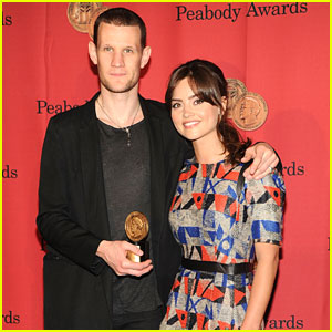 Jenna-Louise Coleman: Peabody Awards 2013 with Matt Smith