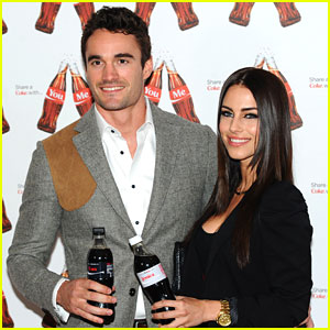 Jessica Lowndes & Thom Evans Share A Coke