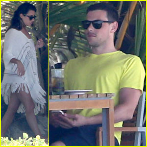 Lea Michele & Cory Monteith Vacation in Mexico!
