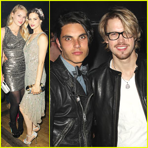 Chord Overstreet & Leven Rambin: 'Gatsby' Party Goers