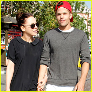 Max Carver Shops with His Girlfriend at The Grove