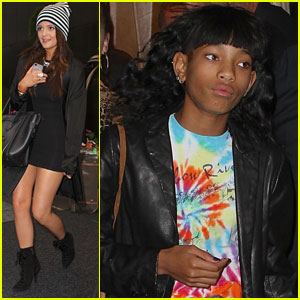 Willow Smith & Kylie Jenner Stop by Starbucks