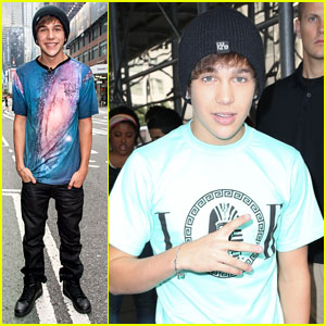 Austin Mahone: 'Extra' Appearance in NYC