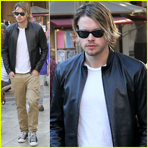 Chord Overstreet Grabs Dinner at The Grove