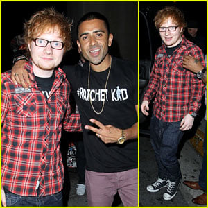 Ed Sheeran Attends Scooter Braun's Birthday Party!
