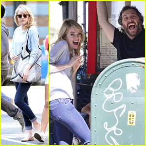 Emma Stone: Bubby's Run In with Judd Apatow!