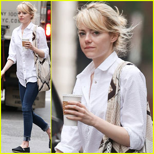 Emma Stone: SoHo Coffee Stop!