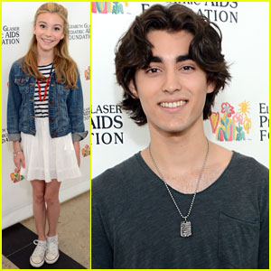 G Hannelius & Blake Michael: EGPAF 'A Time for Heroes' 2013