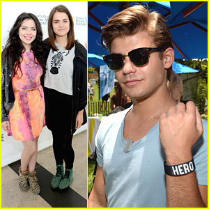 Maia Mitchell & Grace Phipps: EGPAF A Time For Heroes 2013