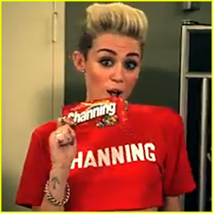 Miley Cyrus: Channing Tatum 'Jimmy Kimmel Live' Video Cameo - Watch Now!