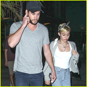 Miley Cyrus & Liam Hemsworth: Monday Movie Date Night
