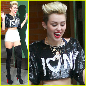 Miley Cyrus: 'We Can't Stop' GMA Performance - Watch Now!
