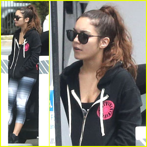 Vanessa Hudgens: Gas Station Stop After Soul Cycle Class