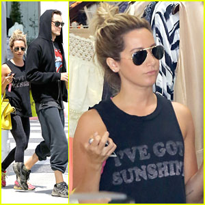 Ashley Tisdale & Christopher French: Monday Shopping Sweeties